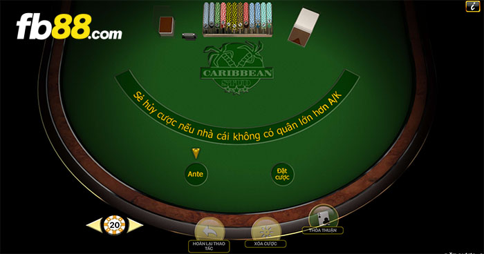 Hướng dẫn chơi bài Caribbean Stud tại nhà cái Fb88 - FB88 - ravor.vip