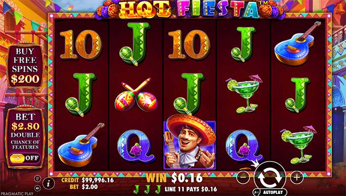 Hướng dẫn chơi slot Hot Fiesta™ từ nhà phát hành Pragmatic Play - FB88 - ravor.vip