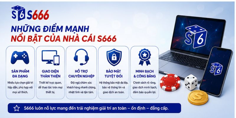 Giới Thiệu S666 – Thương Hiệu Giải Trí Online Uy Tín - ravor.vip